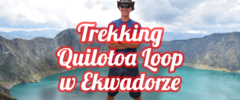 Quilotoa loop w ekwadorze